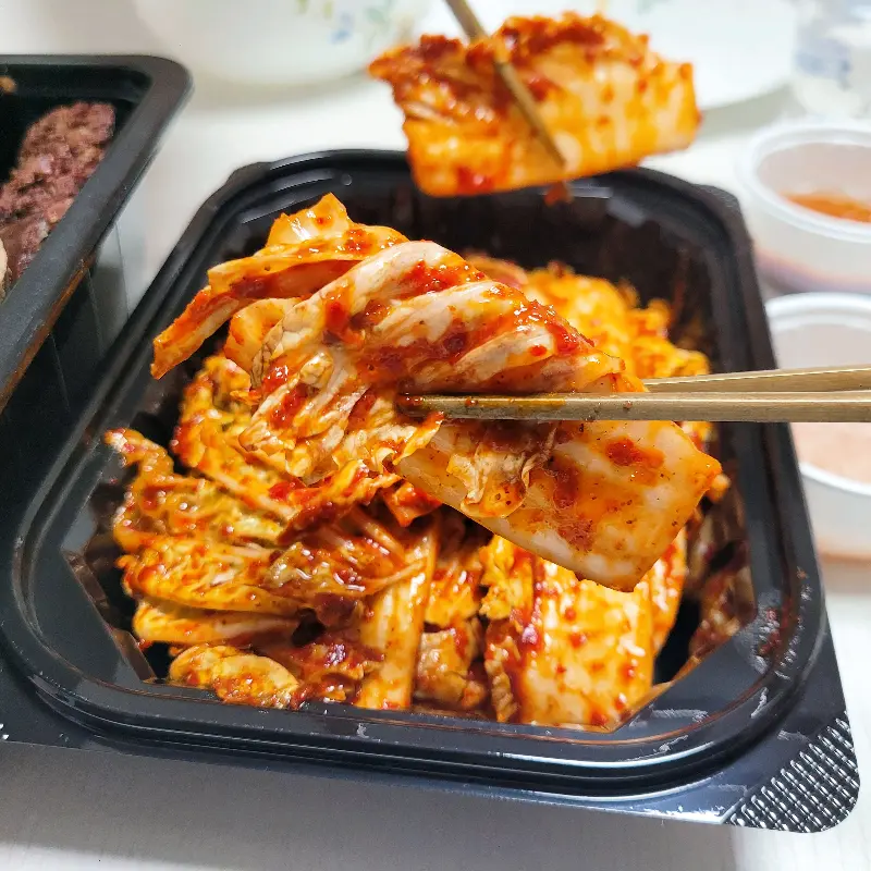 겉절이 클로즈업