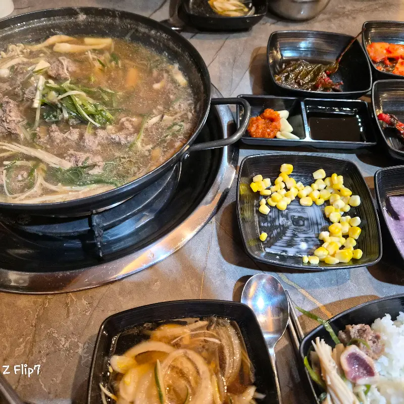 불고기와 밑반찬