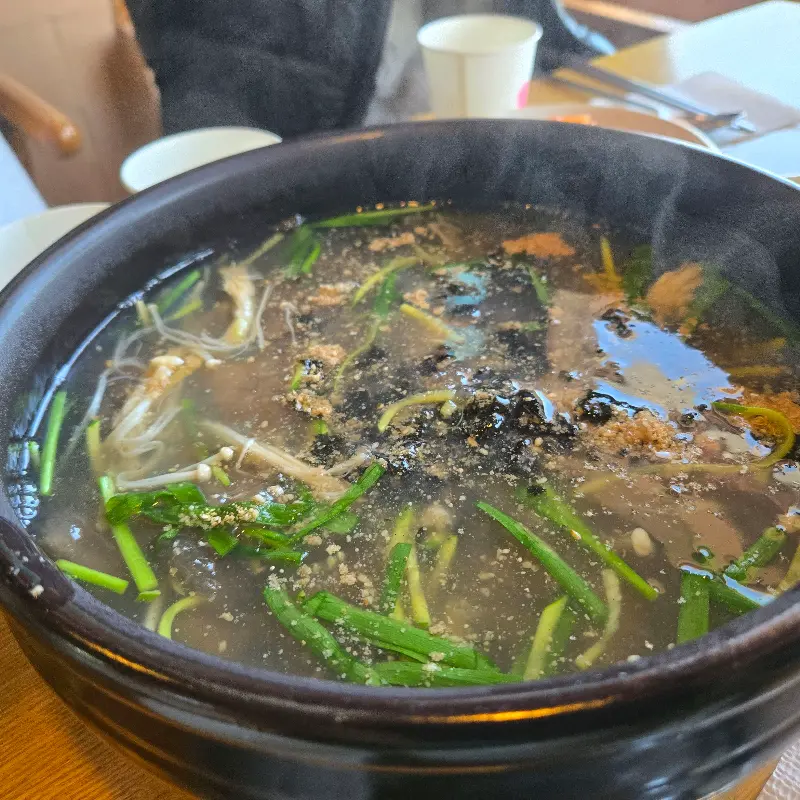 옹심이 국물