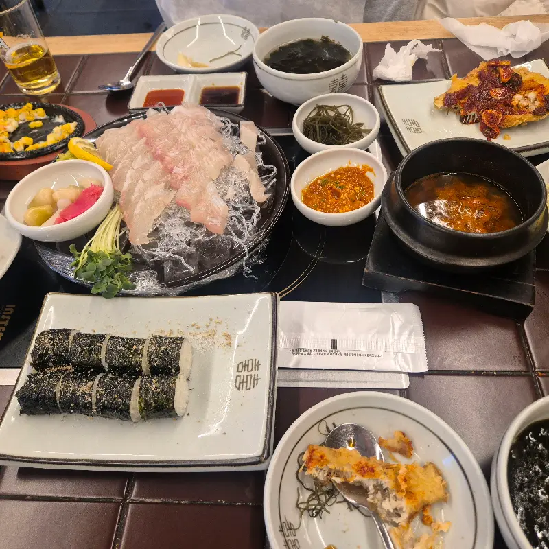 싱싱한 대방어회