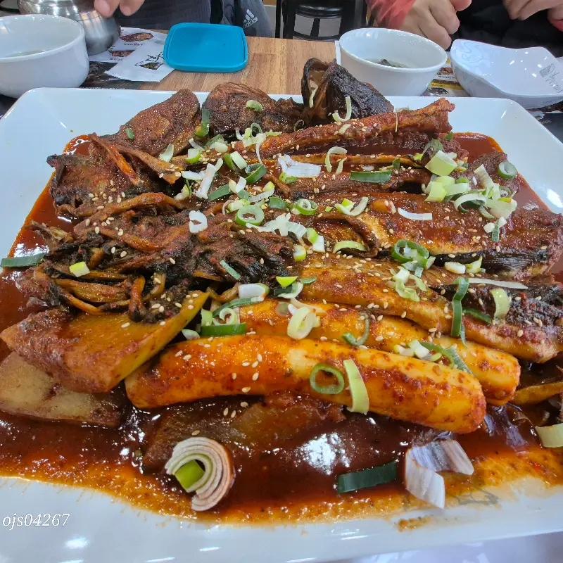 푸짐한 코다리조림 한 상