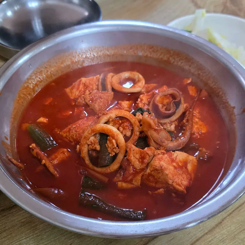 두부오징어 두루치기