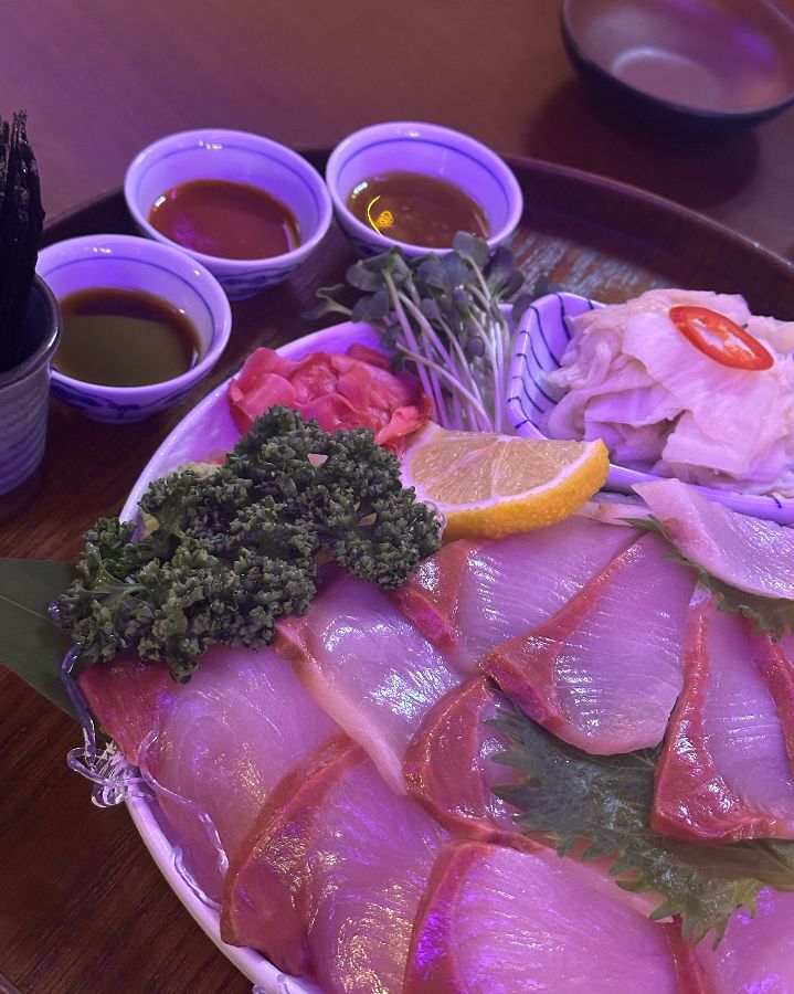 신선한 숙성회 한 상