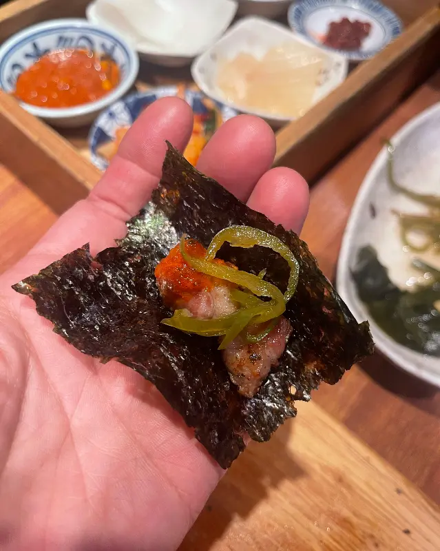 김에 싸 먹는 삼겹살