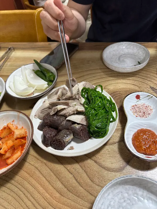 국밥과 수육