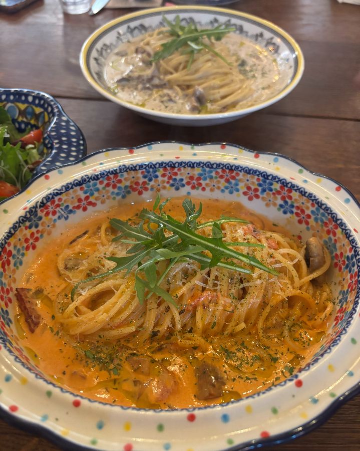 두 가지 파스타 요리