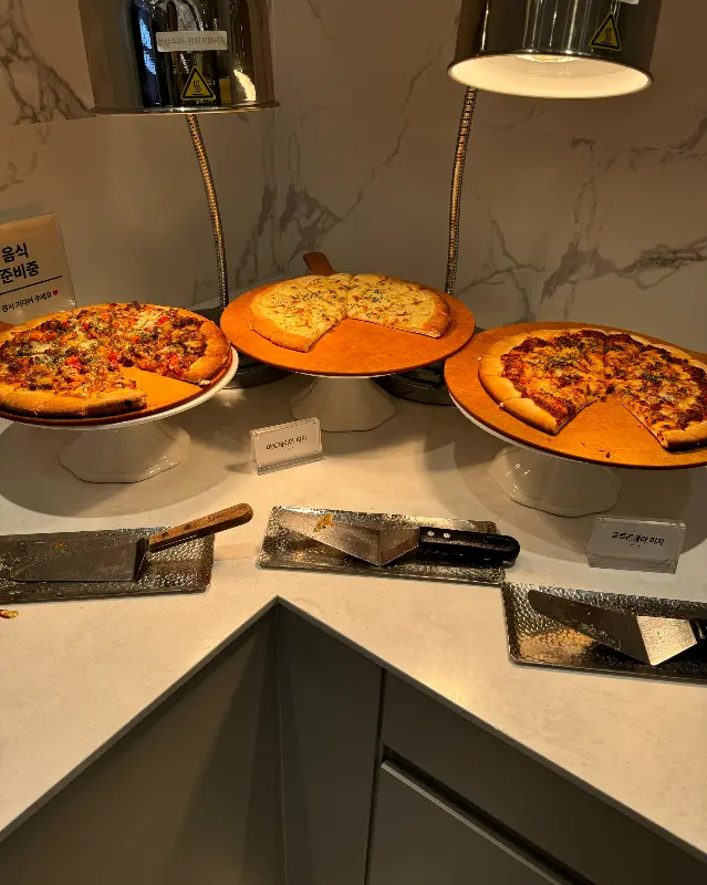 다양한 종류의 피자
