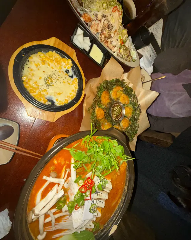 영원의 다양한 메뉴