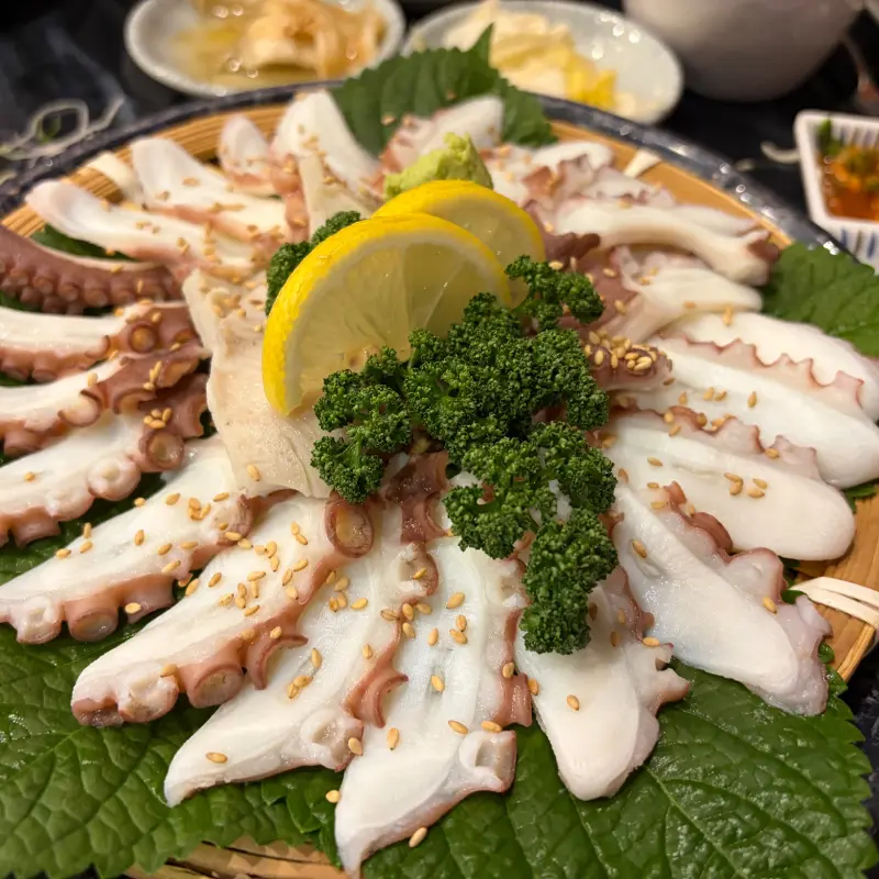 싱싱한 해산물 모듬