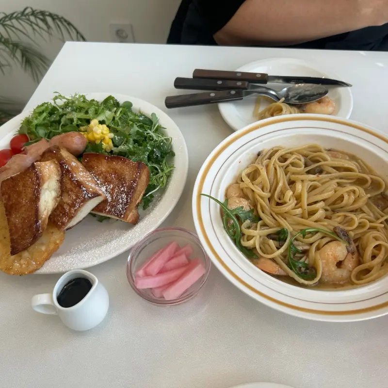 새우 오일 파스타