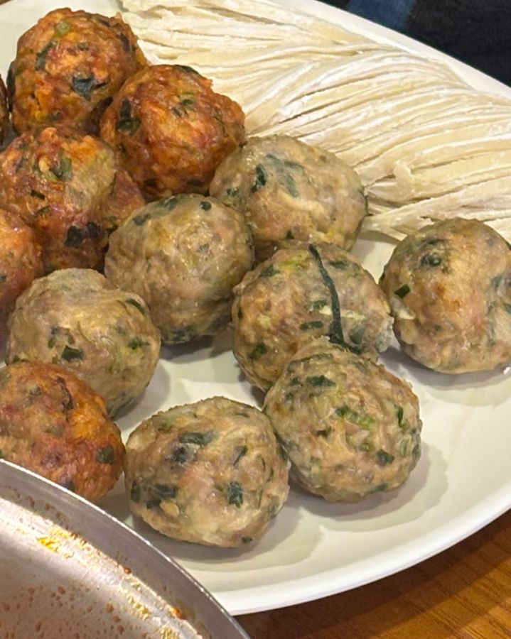 굴림만두와 칼국수