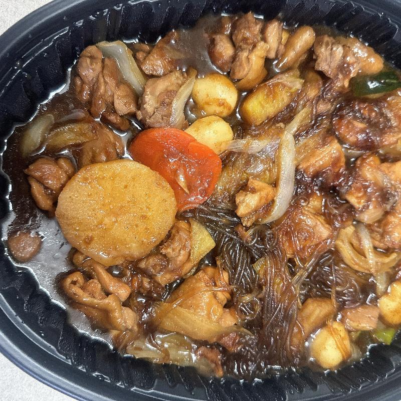 간장찜닭 속 재료들