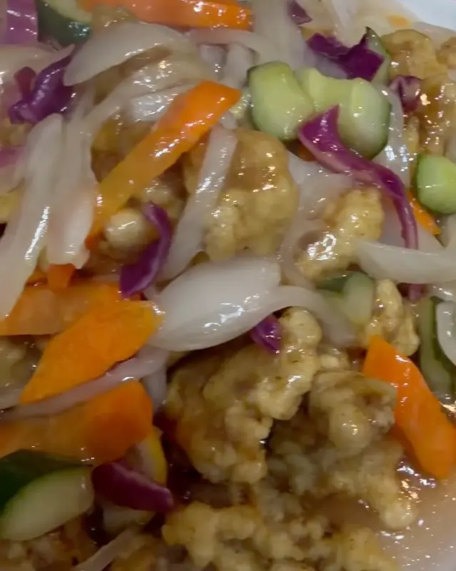 홍춘관 탕수육 확대