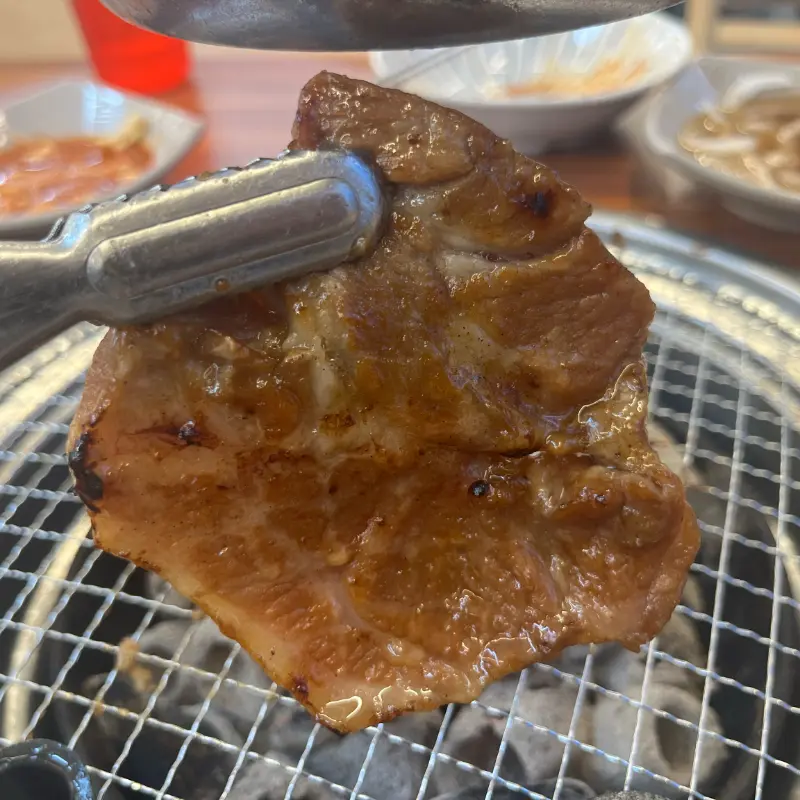 맛있게 구워진 고기