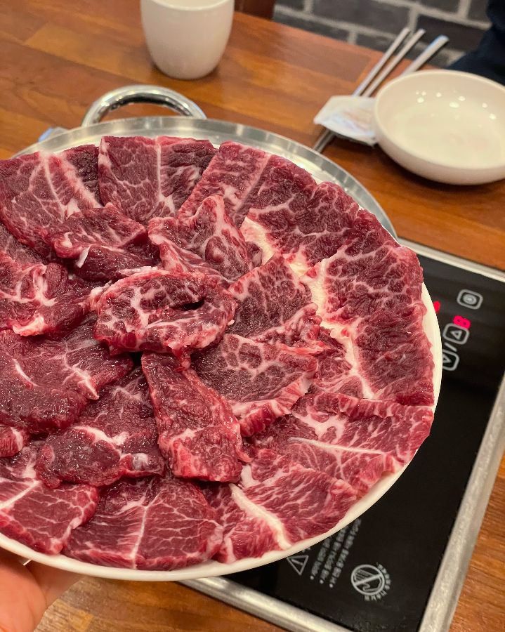 고기의 질이 매우 좋다