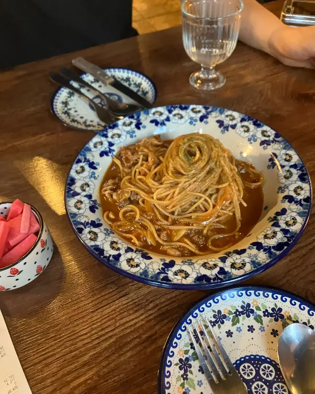 깔끔한 테이블 세팅