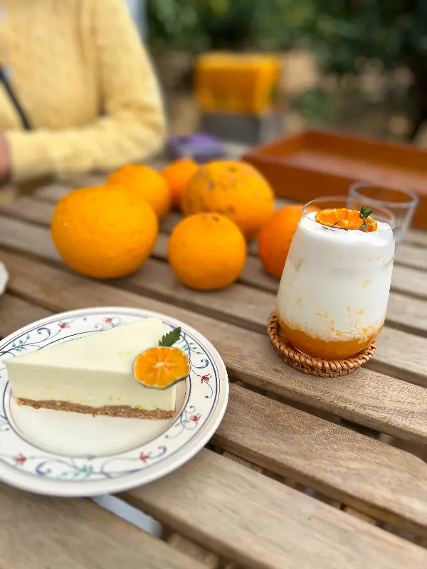 귤꽃다락의 귤 디저트