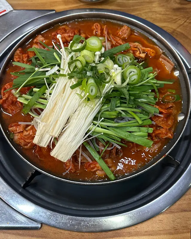 푸짐한 막창전골