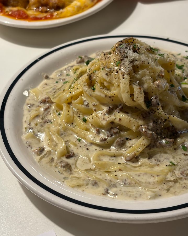 화이트 라구 파스타