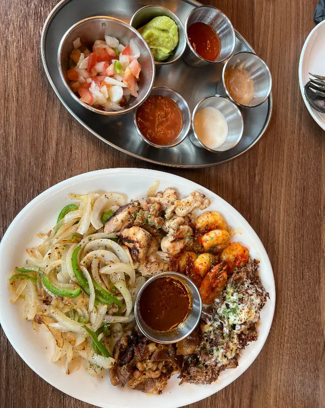 타코 플래터 재료