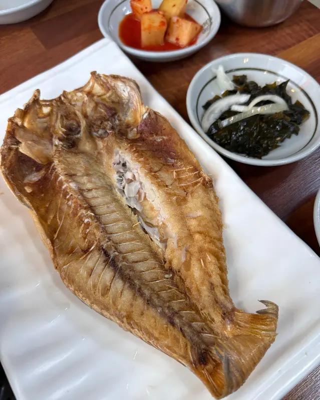 옥돔구이의 모습