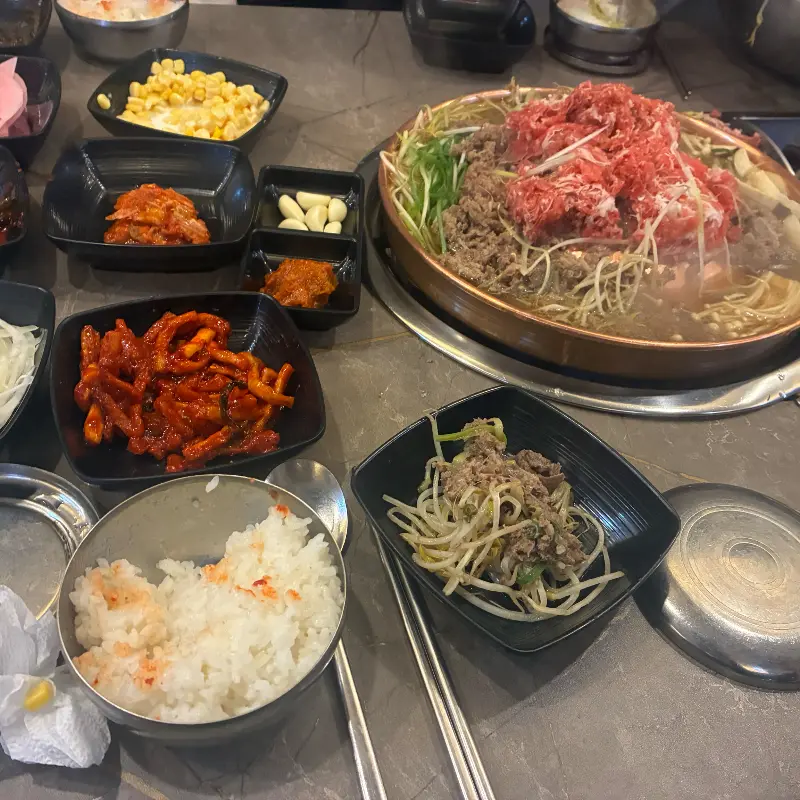 푸짐한 한 상 차림