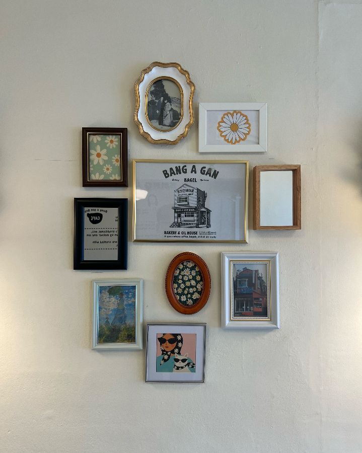 방앗간베이글 내부 장식