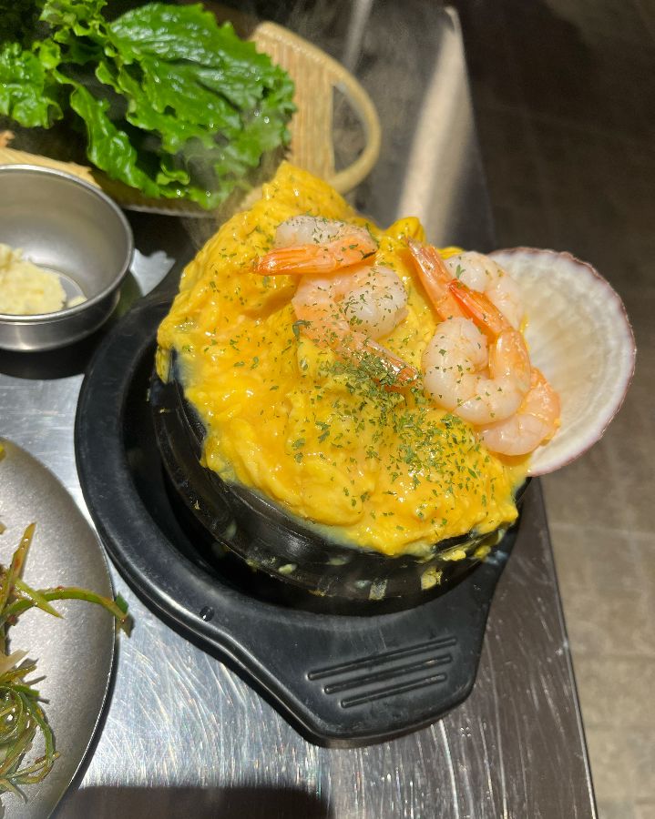 어부 계란찜의 먹음직스러운 모습