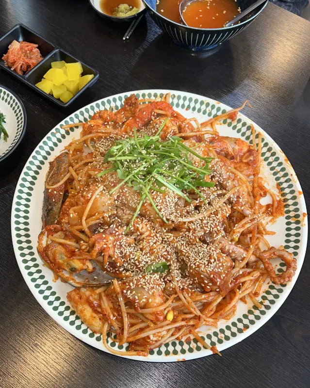 아구찜의 푸짐한 비주얼