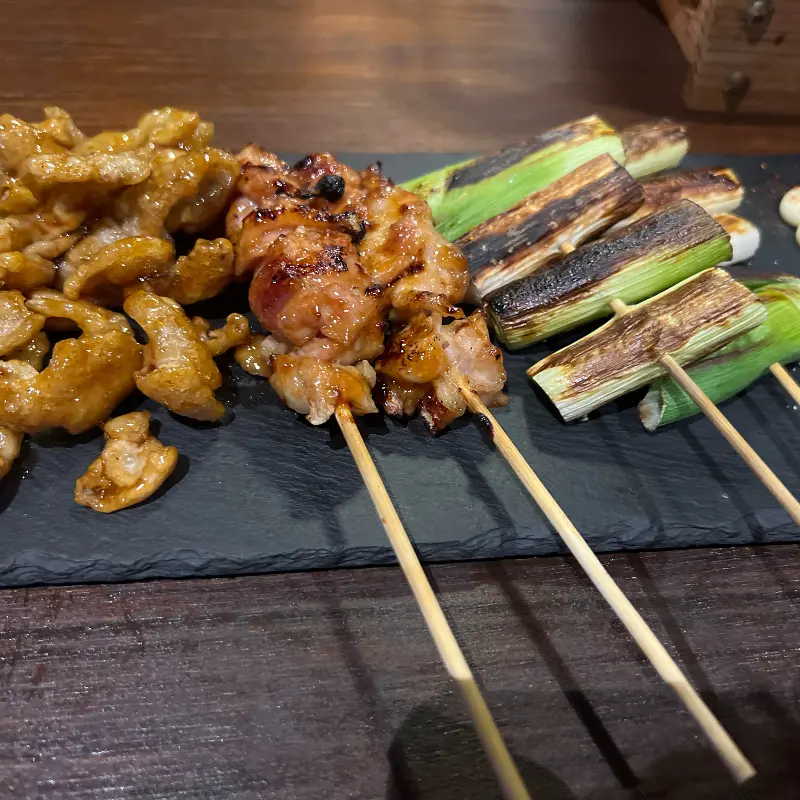 숯불 향이 느껴지는 다양한 꼬치 구이