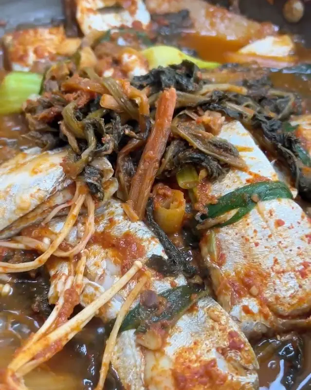 순살 갈치조림 클로즈업