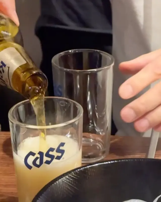 시원한 맥주 한 잔