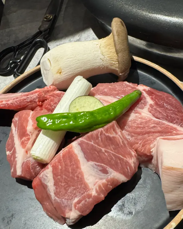 흑돼지 모둠 세트