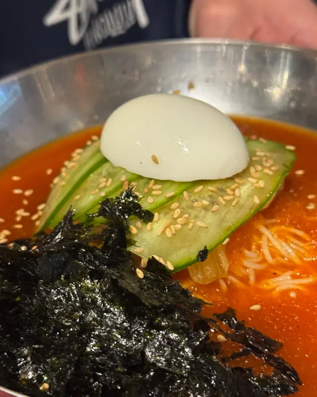 시원한 김치말이국수