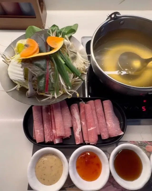 샤브샤브 한상차림