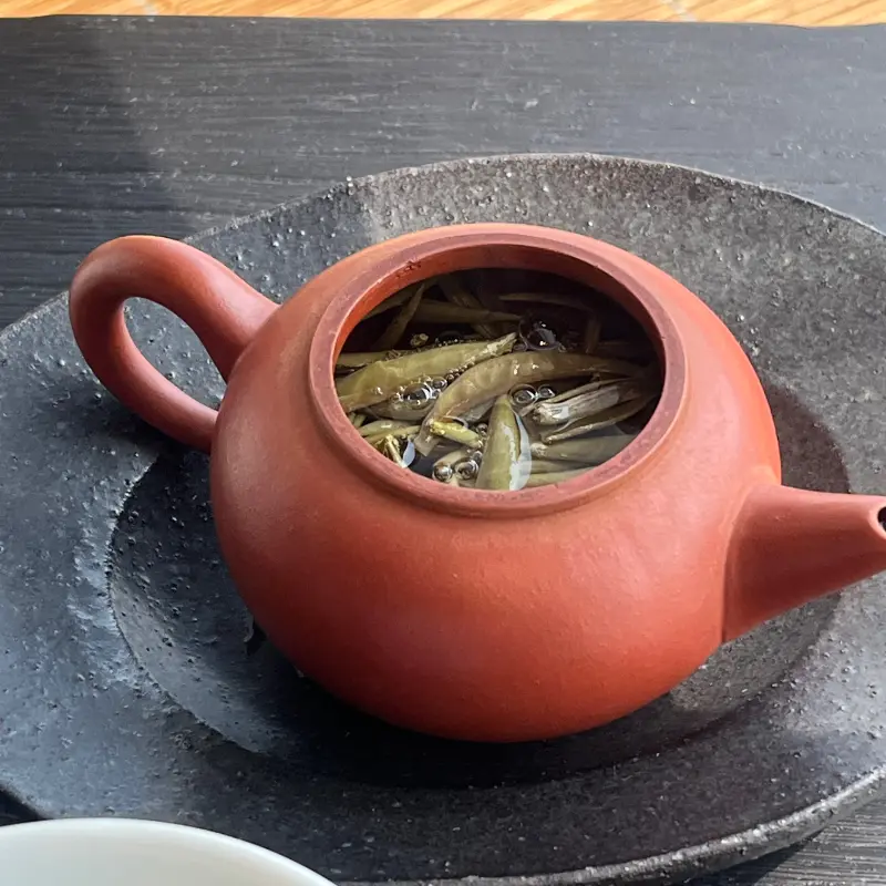 차와 다과 세팅