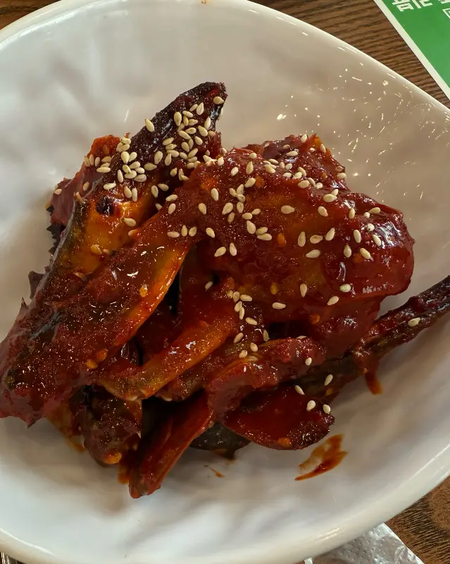 매콤한 양념게장의 자태