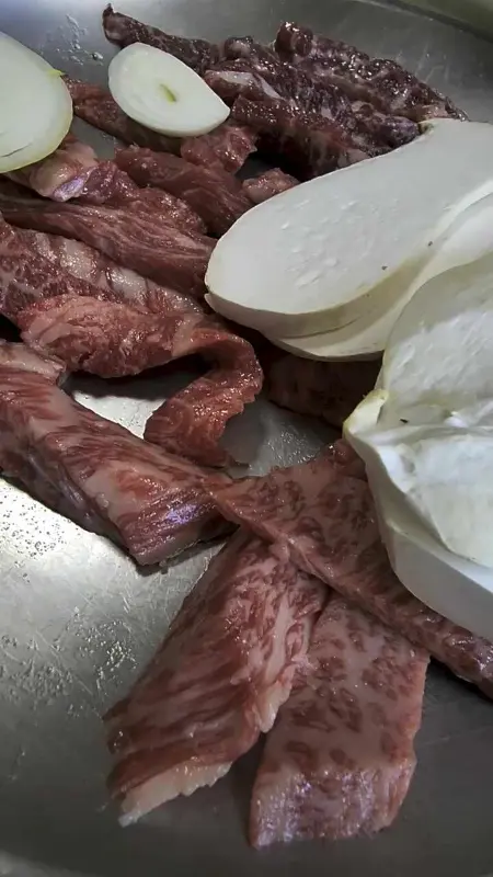 한우 모듬 구이