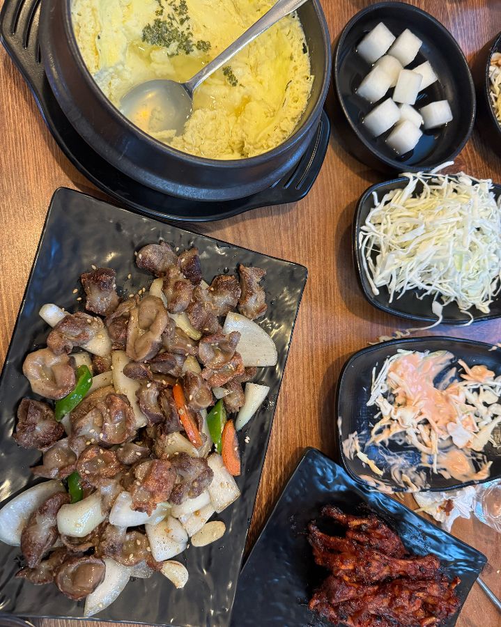 광닭발 닭발 계란찜 닭똥집