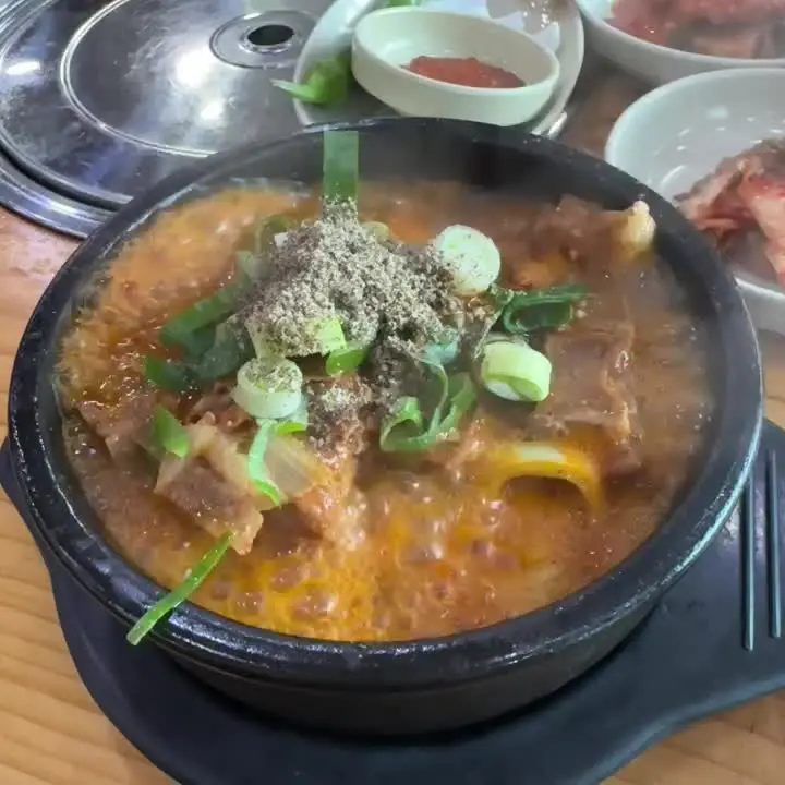 뼈해장국의 모습