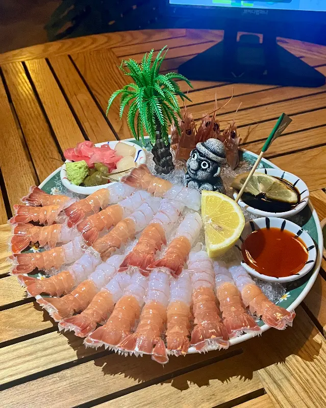 싱싱한 딱새우회