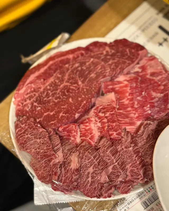 고기 굽는 모습