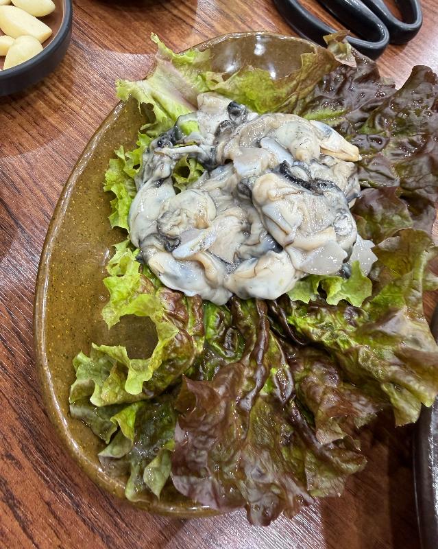 신선함이 느껴지는 굴