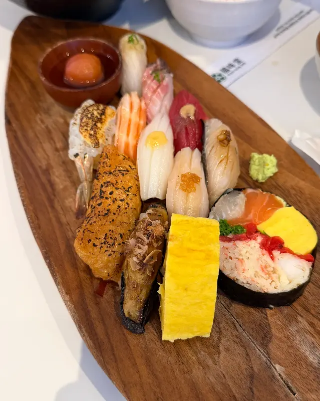 다양한 종류의 초밥