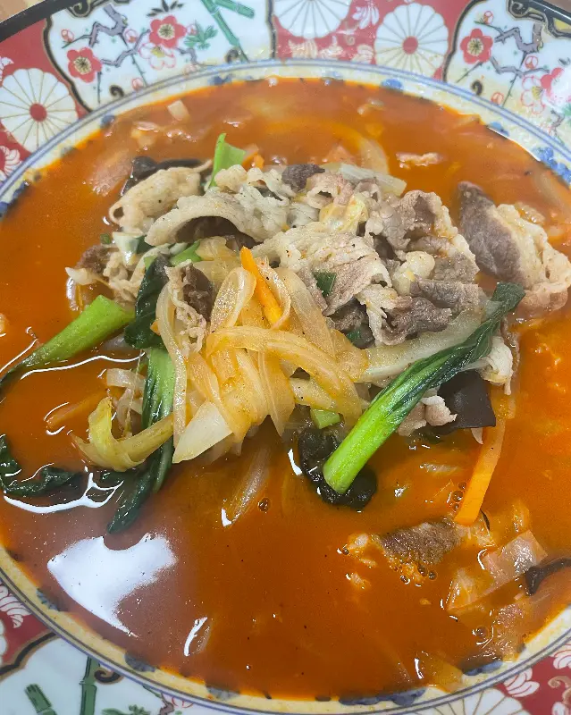 고기가 듬뿍 들어간 짬뽕