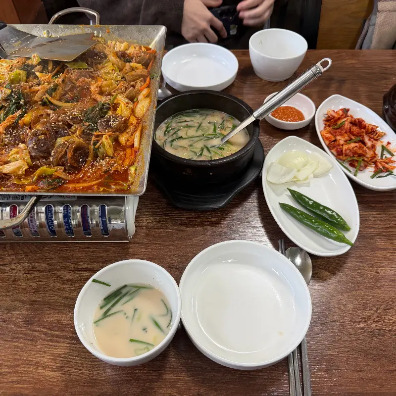 순대볶음