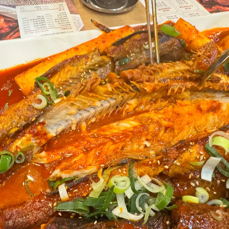 코다리조림 클로즈업