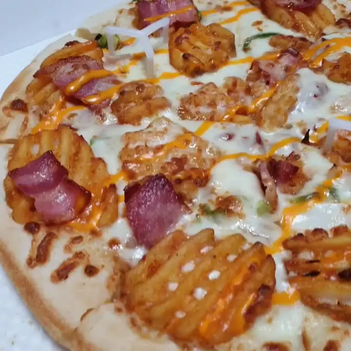 피자의 클로즈업 샷