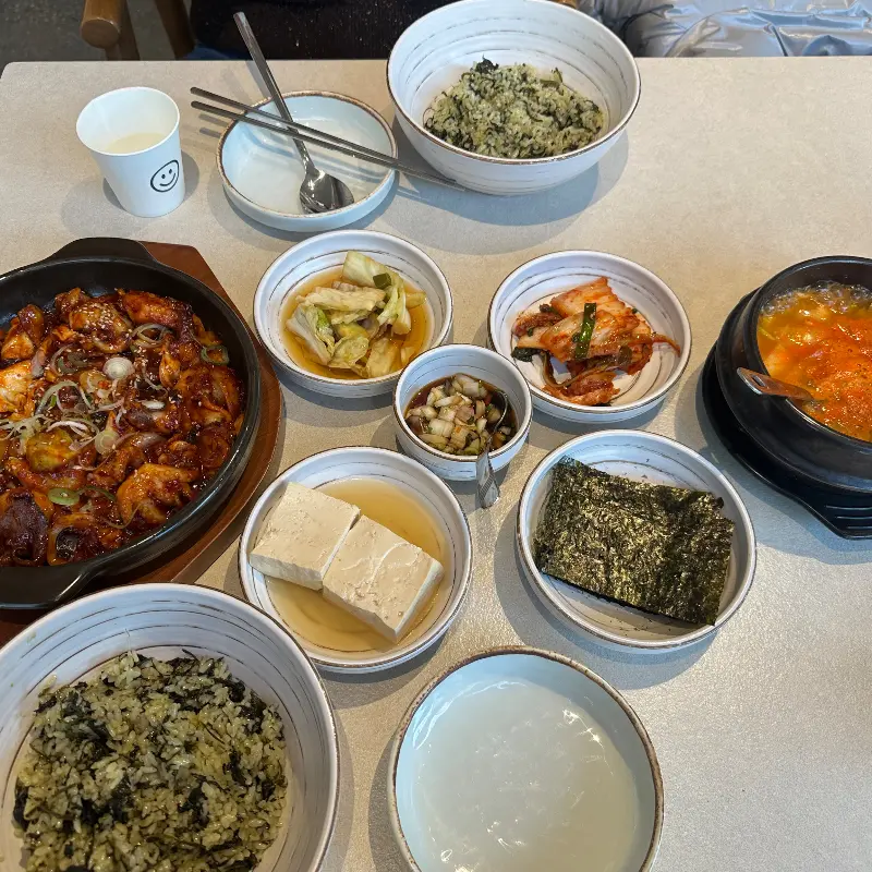 오늘곤드레 한상차림 전체