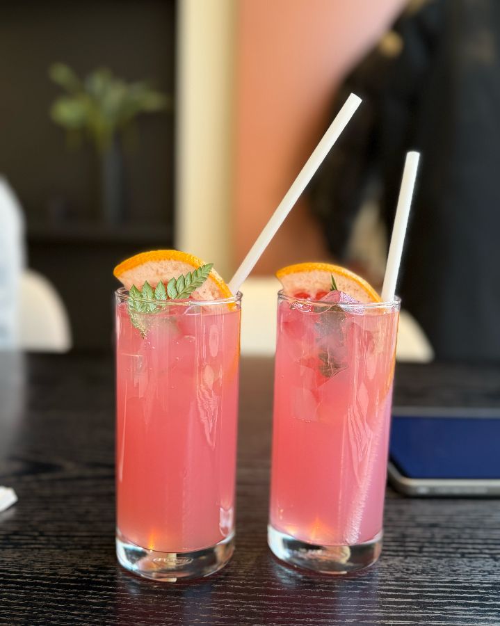 상큼한 과일 음료